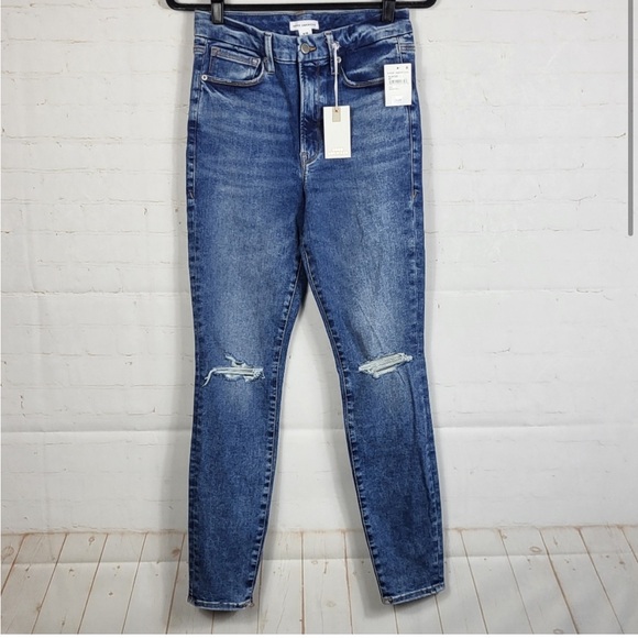 Good American Always Fits Skinny Jeans - Picture 4 of 12